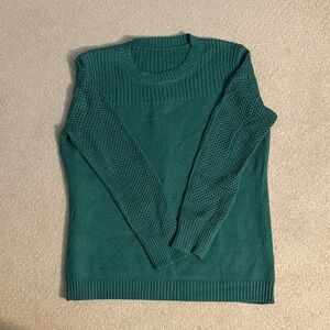 Pretty garden Green Knit Sweater